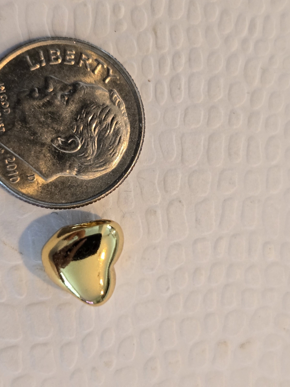 Pandora Gold Heart Charm Bead for Women's Bracelet - Picture 4 of 4